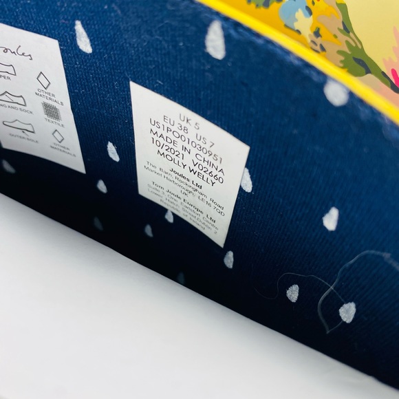 NWT JOULES mid-calf rain boots sz8 - Picture 4 of 7